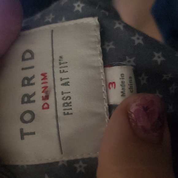 Plus Size 3X Torrid Denim Shorts Romper - Picture 5 of 6